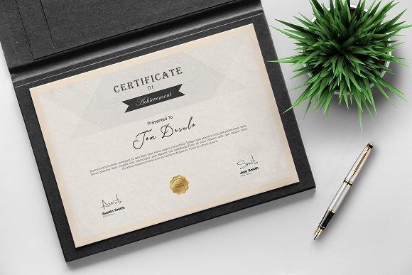 Free Certificate Mockup Template Psd College Inside Hot Sex Picture 1115