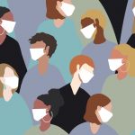 Wearing a medical face mask for winter viruses