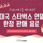 미국 스타벅스 연말 한정 판매 음료 – 커버