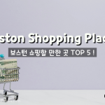 보스턴 쇼핑할 만한 곳 TOP 5!